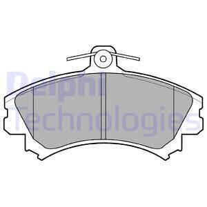 Mitsubishi Colt Fren Balatası Ön 1.5 Benzinli 2005-2012 DELPHI