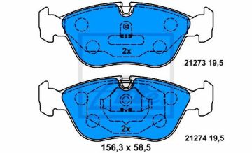 Volvo S70 Ön Fren Balatası 1997-2000 ATE ORIGINAL