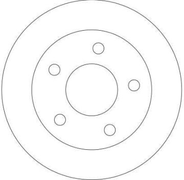 Nissan Primera Arka Fren Diski 278 mm Çap/P12 Kasa  2002-2008 TRW