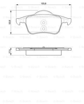 Volvo S60 T5 Arka Fren Balatası 2001-2010 BOSCH