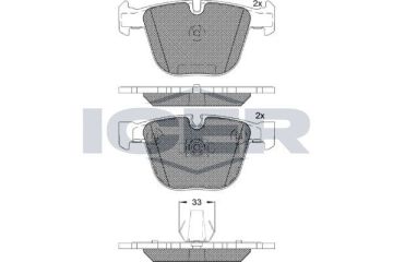 BMW 3 Serisi E92 M3 Arka Fren Balatası 2007-2012 ICER