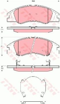 Kia Cerato Ön Fren Balatası 2004-2009 TRW