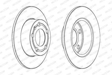 Audi A3 Arka Fren Diski 1.8 125 Beygir 232 mm çap 1996-2003 FERODO