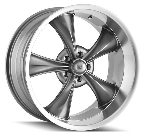 Ridler Type 695  18X8.0 5X114.3 ET0 Grey/Machined Lip