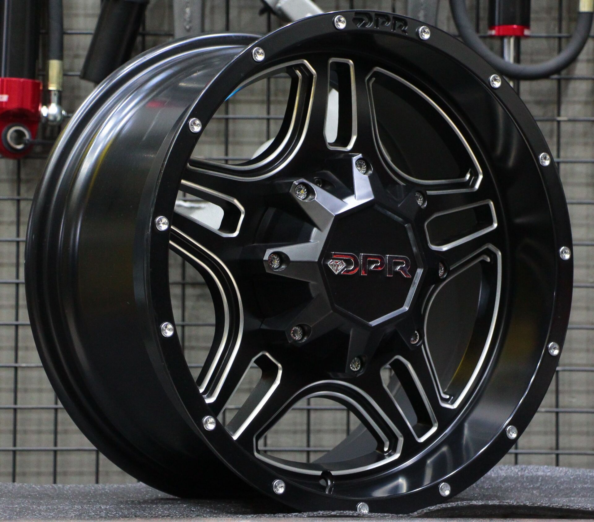 DPR 5133 18X9.0 6X139.7 ET -10 Matt Black