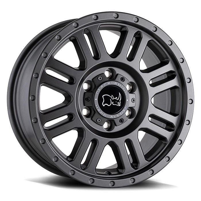 Black Rhino Yellowstone 17X8.0 5X160 ET+45  Matte Gunmetal