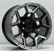 Sunrise 217 17X9.0 6X139.7 ET-12 Black Machined