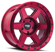 Dirty Life Compound 9315 17X9.0  6X135  ET-12 Crimson Candy Red