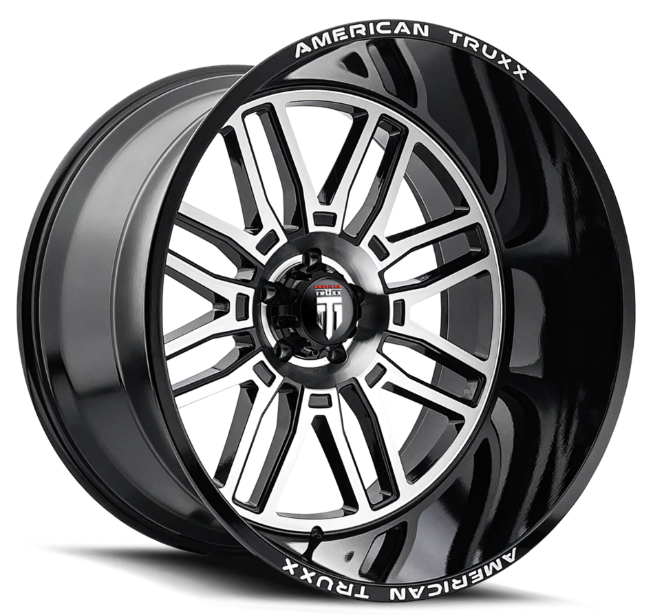 American Truxx Restless AT-1915 24X14 6X139.7 ET-76 Black Machined