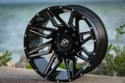 XF 218 20X12 6X139.7 ET-44 Gloss Black / Milled