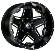 XF 223 20X12 6X139.7 ET-44 Matte Black