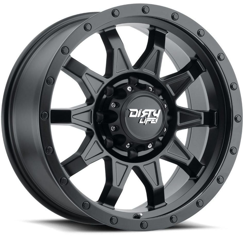 Dirty Life 9301 15X7.0 5X139.7 ET+3 Matte Black