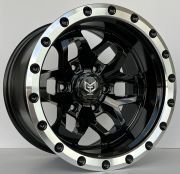 Tork 2836 16X10 6X139.7 ET-44  Black / Lip Machined