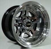 Tork  3917 15X10 6X139.7 ET -44 Black Machined