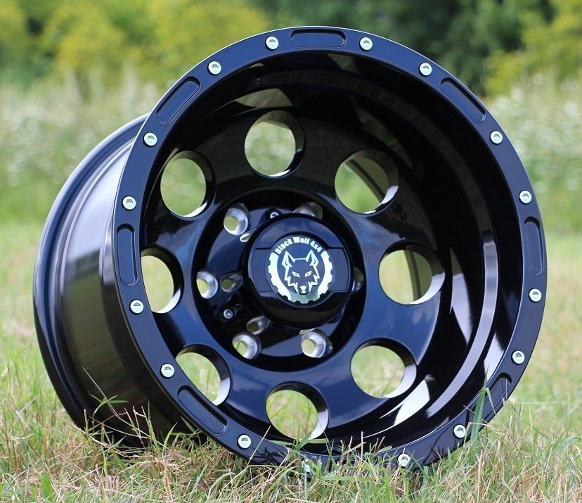 Black Wolf 15X10 6X139.7 ET-46 Black