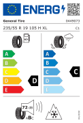 General  235/55R19 105H  XL  Grabber AT3