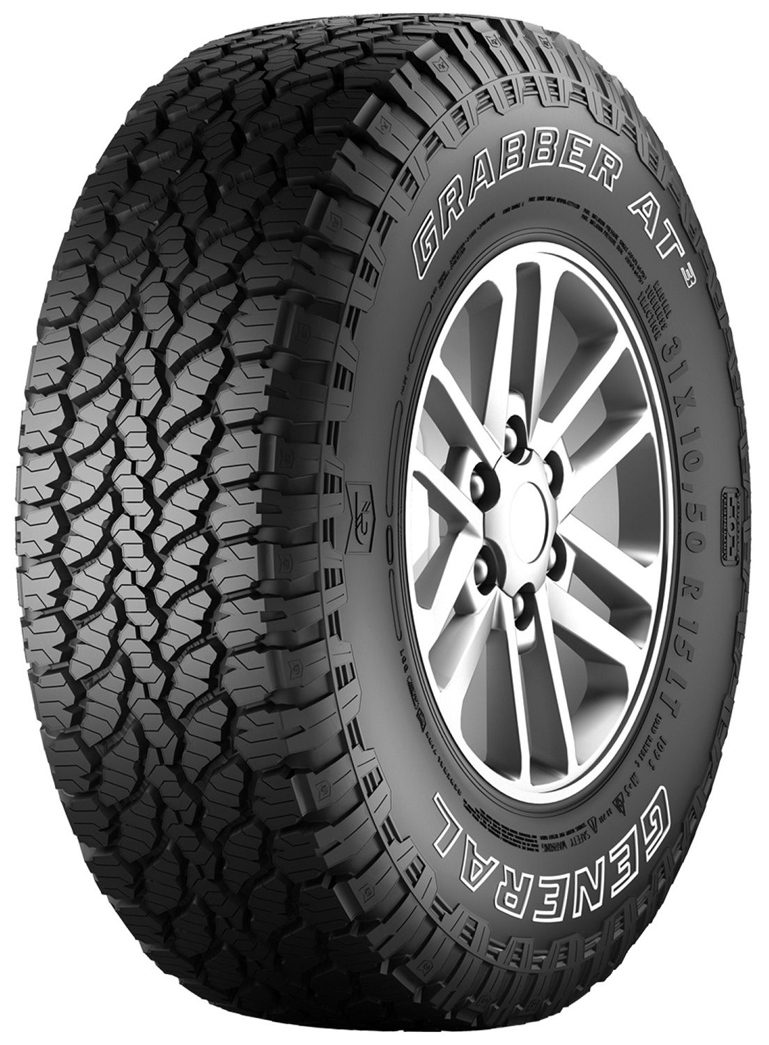 General 225/75R16 115/112S  Grabber AT3 OWL M+S+3pmsf