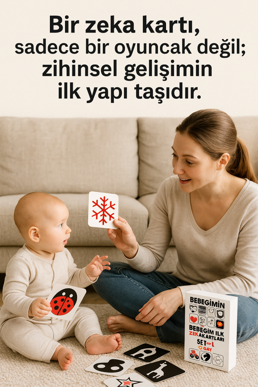 Zeka Kartları ile Bebeğinizin Zihinsel Gelişimini Destekleyin: 0-6 Ay İçin En Etkili Eğitim Aracı