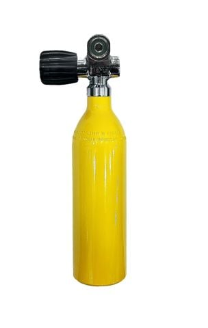 0.5 L. Alüminyum Tüp-Vanalı (Dalış Tüpü)