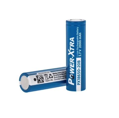 Power-Xtra 18650 - 3.7V 2000 Mah Li-ion Şarjlı Pil