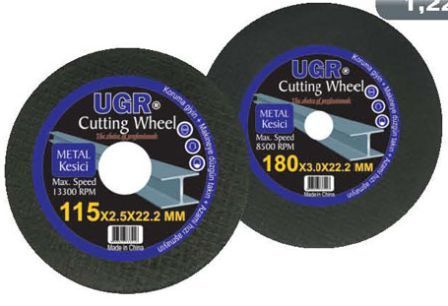 UGR 180x3,0x22 Metal Kesici Disk