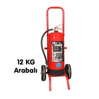 Yangın Tüpü 12 Kg Arabalı (Çakır) Kuru Kimyevi Tozlu