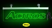 Actros Ön Cam Işıklı Yazı 52 cm Yeşil 12 Volt