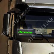 Actros Ön Cam Işıklı Yazı 35 cm Yeşil 12 Volt