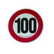 Tır Dorse Arkası Hız Limit Levhası 100 Yapıştırma