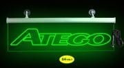 Atego Ön Cam Işıklı Yazı 52 cm Yeşil 24 Volt