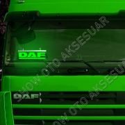 Daf Ön Cam Işıklı Yazı 35 cm Yeşil 24 volt