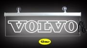 Volvo Ön Cam Işıklı Yazı 52 cm Beyaz 12 volt