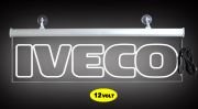 Iveco Ön Cam Işıklı Yazı 52 cm Beyaz 12 volt