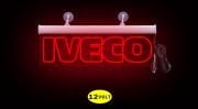 Iveco Ön Cam Işıklı Yazı 35 cm Kırmızı 12 volt