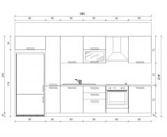 Kenyap 126001 Highgloss PVC Kapaklı Mutfak