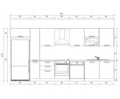 Kenyap 133009 Highgloss PVC Kapaklı Mutfak