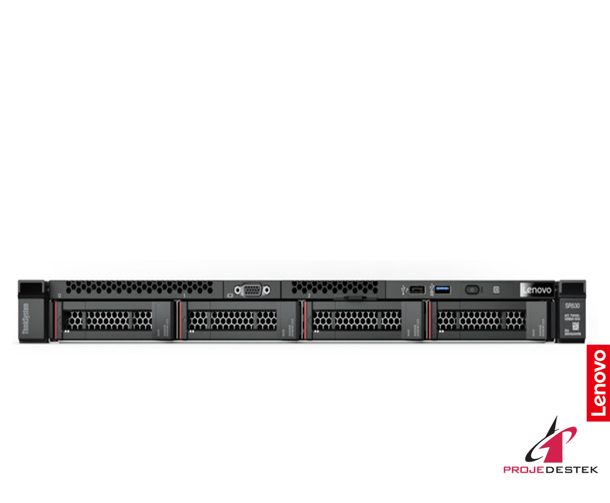 Lenovo Server ThinkSystem SR530 1*Xeon Silver 4208 16GB DDR4 2x1.2TB SAS 10K (8x2.5”) 2x1GbE 530-8i XCC Advanced 1x750W