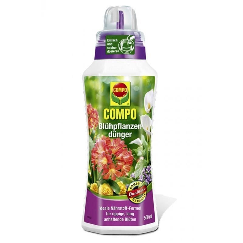 Compo çiçekli bitki gübresi sıvı konsantre 500 ml.