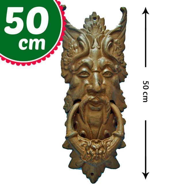 Antik döküm kapı tokmağı greenman