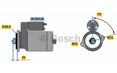 0001125055 - Marş Motoru (RF78M2812VR)