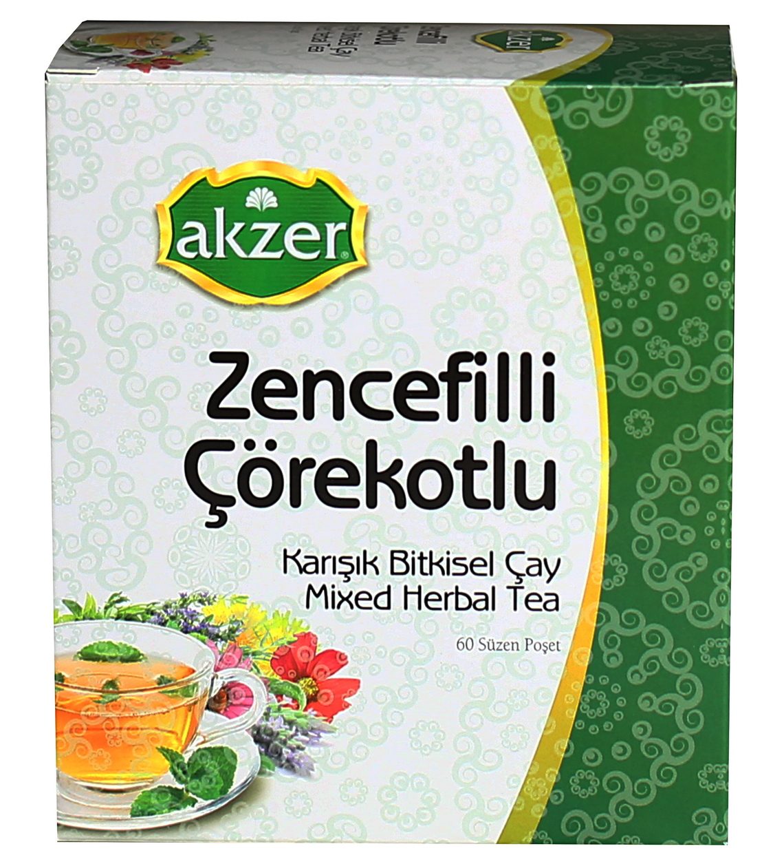 Akzer Zencefilli Çörekotlu Çay