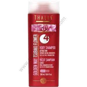Thalia Golden Way (Japon Gülü Yağlı) Tsubaki Vücut Şampuanı 300 mL / Sles-Sls-Tuz-Paraben İçermez
