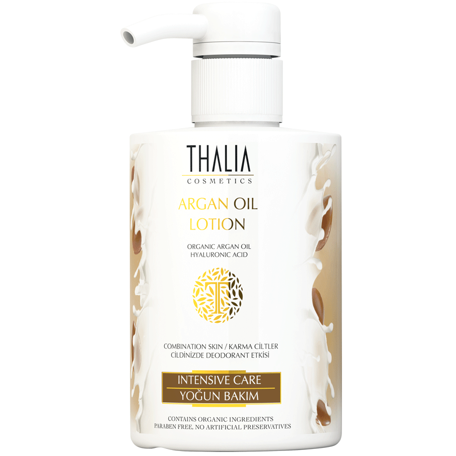 Thalia Organik Argan Yağlı ve Hyluronik Asitli Yoğun Bakım Losyonu 300 mL