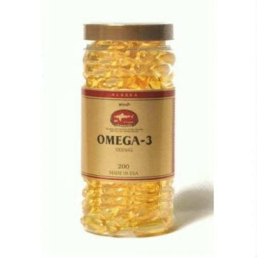 Alaska Omega 3 Fish Oil 1000 Mg. 200 Tablet