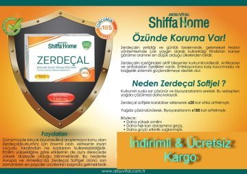 Shiffa Home Zerdeçal Ekstraklı Softjel