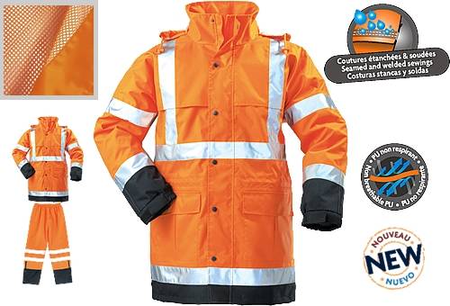 HI-WAY >>> HI-VIZ POLYESTER Rainwear