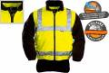 HI-WAY  Hi-Viz POLYESTER  fleece lined jacket