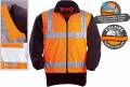 HI-WAY  Hi-Viz POLYESTER  fleece lined jacket