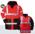 HI-WAY >>> POLYESTER Parka Hi-Viz 4 en 1