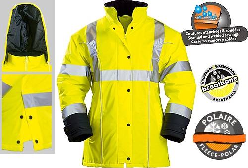 AIRPORT >>> Hi-Viz ladies parka